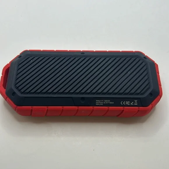 iJoy beach bomb bluetooth speaker red portable waterproof - Picture 4 of 5